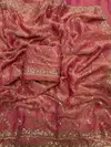 Vt 798 T Fandy Chiffon With Golden Zari Worked Premium Saree Wholesalers In Delhi